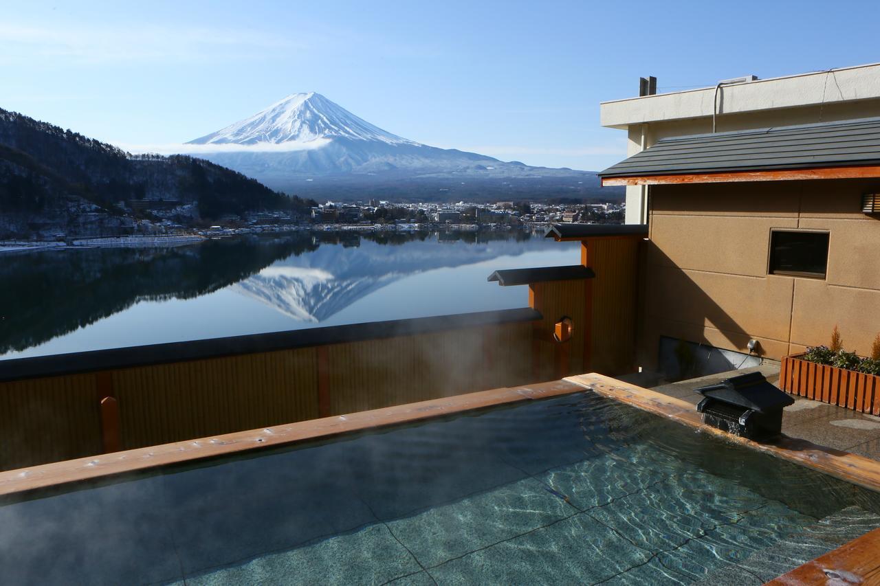 Fuji Ginkei Hotel Fujikawaguchiko Bagian luar foto